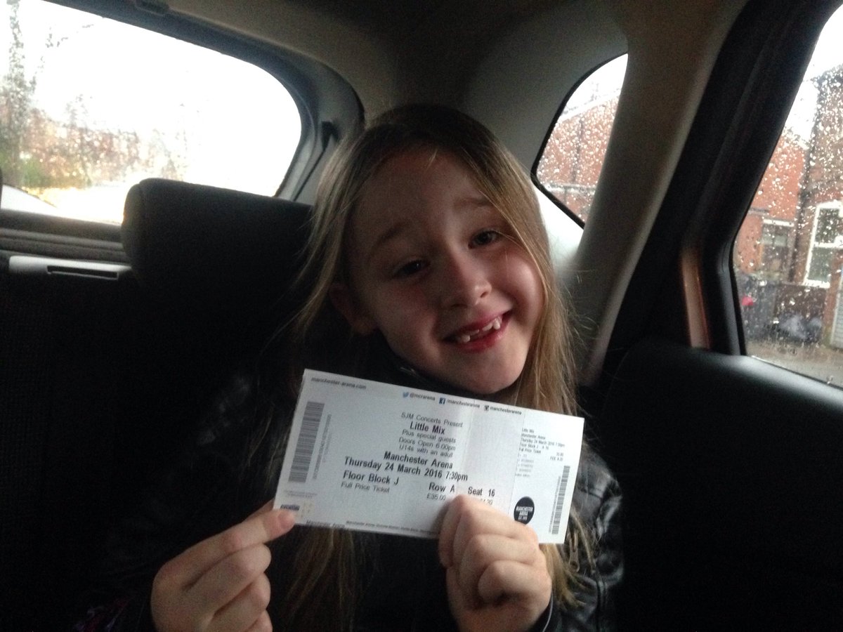 StephReay63's tweet photo. @CapitalSally EVA on her way to first concert little mix whilst listening to her favourite radio station !! Excited! https://t.co/R7BlX03Hez