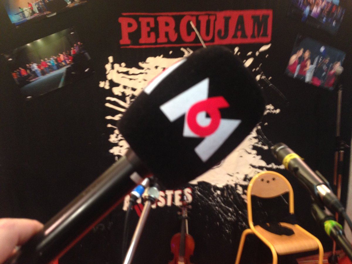 M6 dans le studio des Percujam 👍pour la journée de l'<a href="/Autisme_France/">Autisme France</a> .   Rdv à <a href="/OLYMPIAHALL/">L'Olympia</a> le 4 Avril