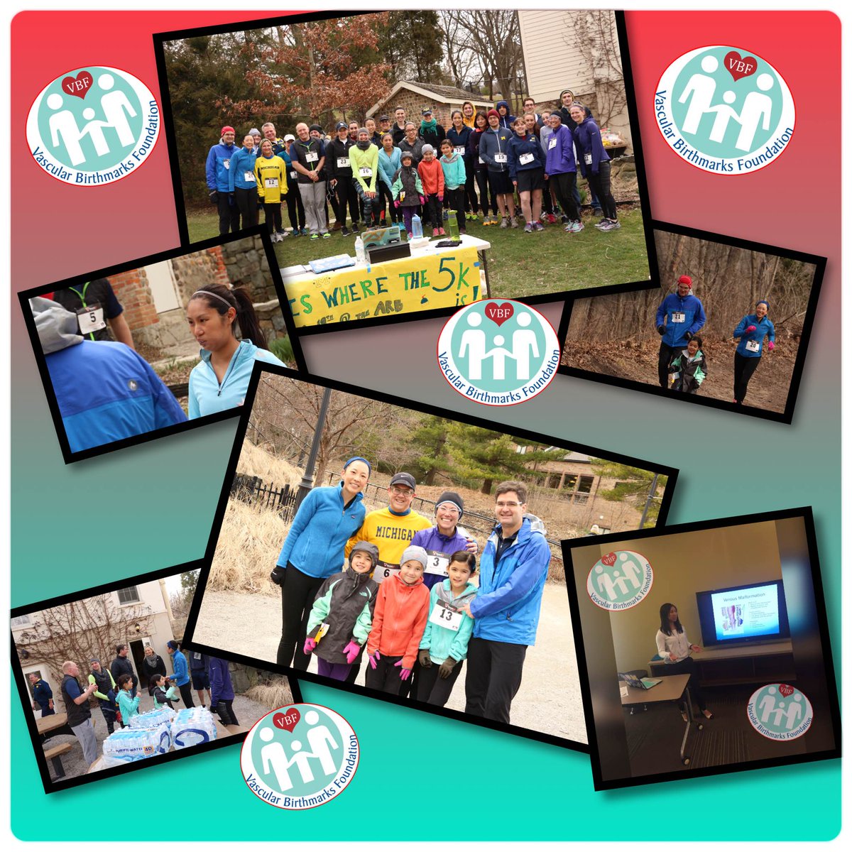 VBirthmarks's tweet photo. VBF's FIRST #DayOfAwareness event, is a SUCCESS! Kim's #5k @UMich Health Sciences Scholars Program #Give2VBF https://t.co/kR4hm1lkmb
