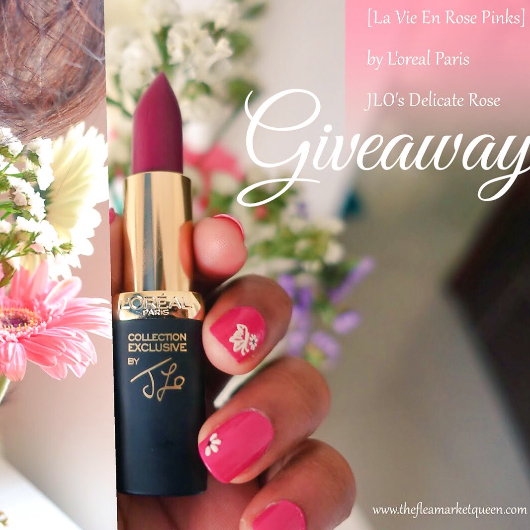 ilawise26's tweet photo. RT to win the star lippie of this season-JLO's delicate rose by L'oreal Paris &follow me on insta! #contest #TFMQ https://t.co/Ix9aaBGPyO