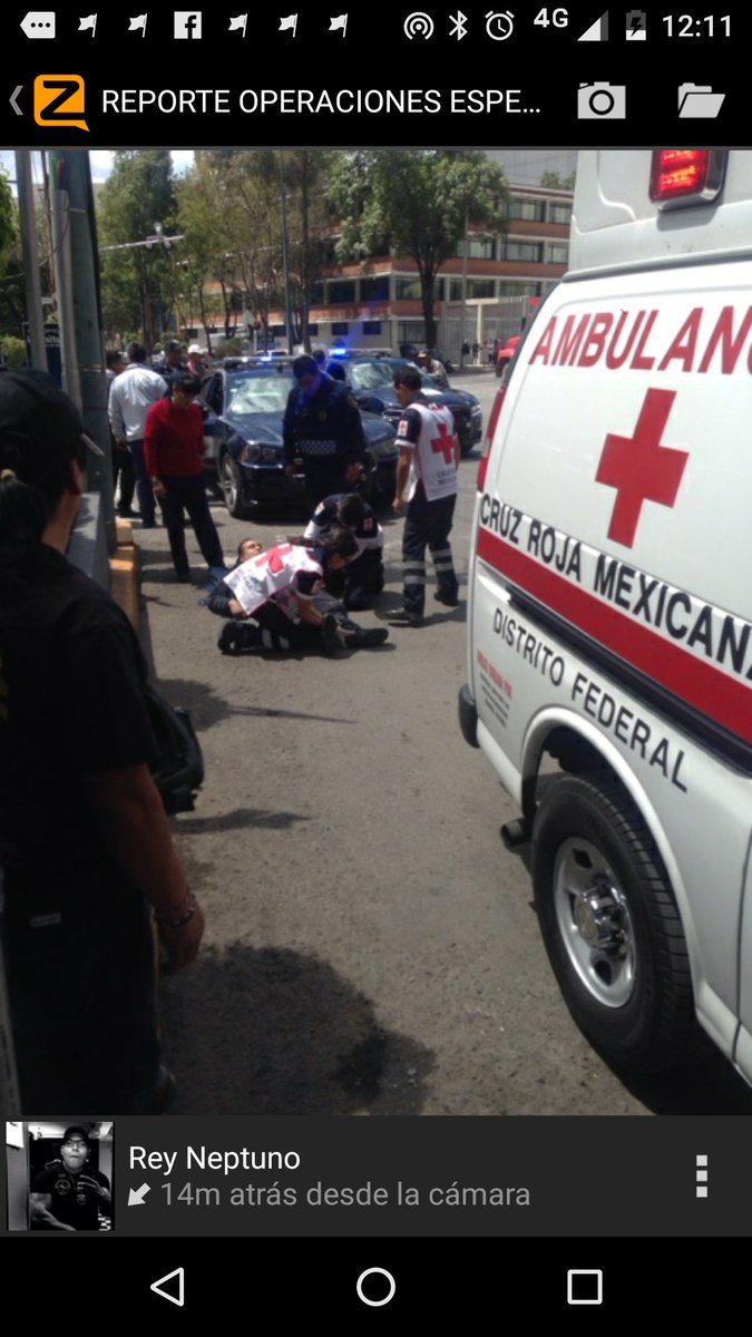 Hieren a policía tras evitar un asalto a camioneta de valores - CeVSc0vUsAEfGRK