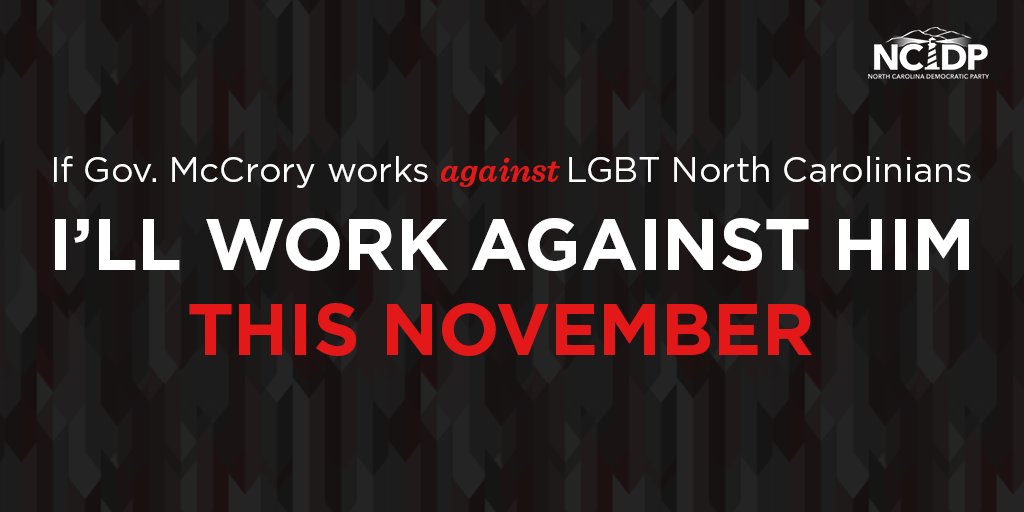 NCDemParty's tweet image. RT and add your name if you stand with LGBT North Carolinians: bit.ly/1VK3YKI #WeAreNotThis
