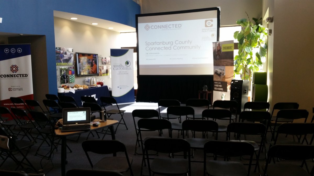 Excited about today’s 3 p.m. announcement from #ConnectSC and the @SpartanChamber! #ConnectSptbg #SpartanChamber