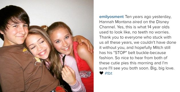 milesangels's tweet photo. primero jason luego miley después emily y ahora mitchel, estoy muy emocionada quiero llorar💘 #10YearsOfHannahMontana https://t.co/oVxUeAj6SV