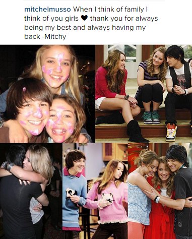 milesangels's tweet photo. primero jason luego miley después emily y ahora mitchel, estoy muy emocionada quiero llorar💘 #10YearsOfHannahMontana https://t.co/oVxUeAj6SV