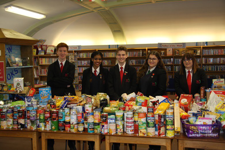 DDayEDU's tweet photo. @SewellPark Amazing collection for @norwichfoodbank by our Student Leaders - 277kg to a great cause #RAGweek2016 https://t.co/jwBDYGQEqE
