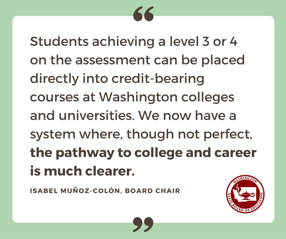 WA_SBE's tweet image. Why is #watesting important? It's essential to preparing every student for career and college. #waedu