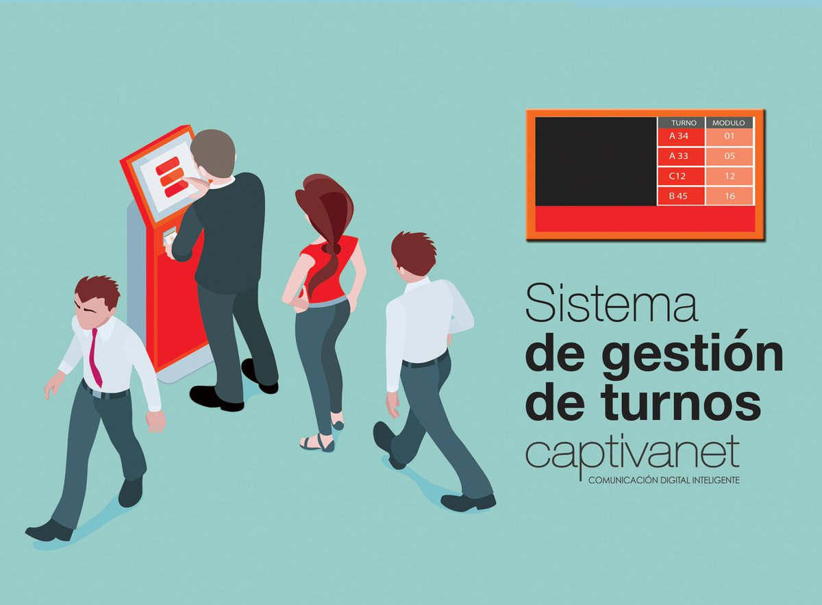 captivanet1's tweet photo. Sistema de gestión de turnos para atención al cliente.
Más información en:  https://t.co/aCjN1DGOBr … https://t.co/U6zq7xUfRj