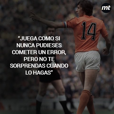 mediotiempo's tweet photo. Grande en todos los sentidos... Estas son las frases de #JohanCruyff que nunca olvidaremos https://t.co/11YZwdQN7K https://t.co/207fDW3bP2