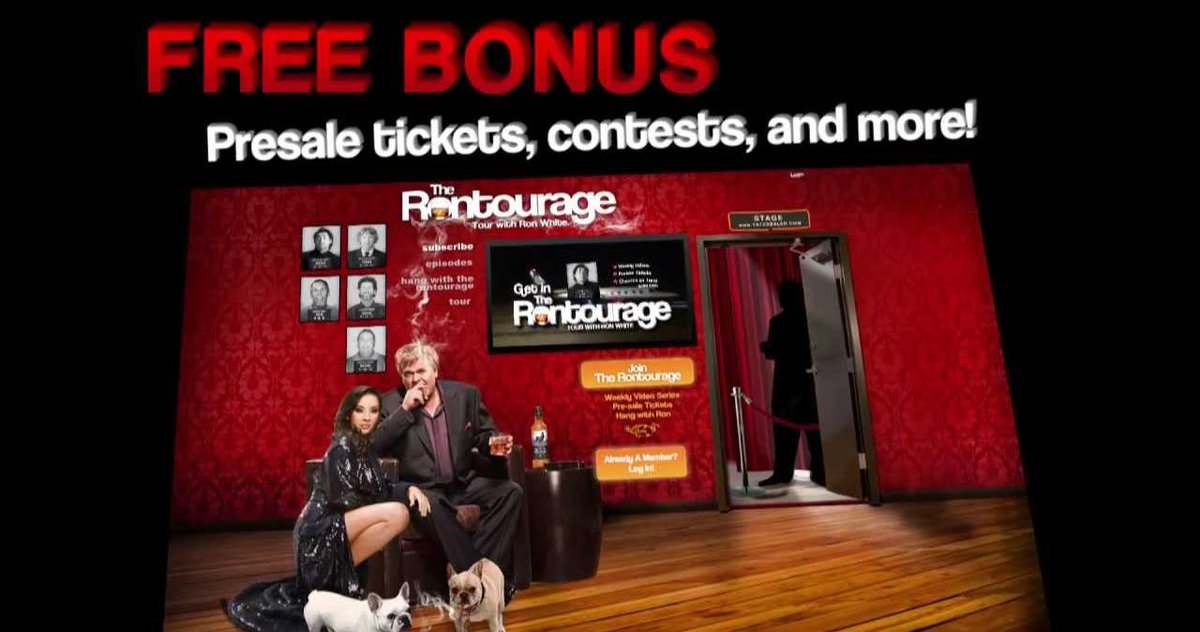 etsdad's tweet photo. Check out the @Ron_White VIP experience! Join The Rontourage to win! #RontourageContest - https://t.co/1rzSMXLKU8 https://t.co/HLdwUw1vQ2