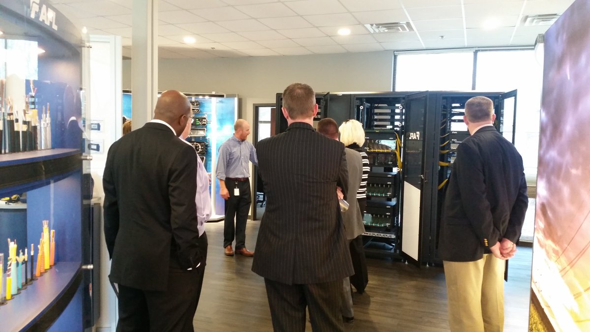 AFLglobal's tweet photo. Zack touring visitors through the product display room. #ConnectSC #ConnectSptbg #SpartanChamber https://t.co/Z6agNJA0Wb