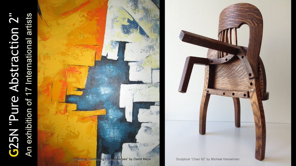 ArtistWebsite's tweet image. Gallery 25N Exhibit "Pure Abstraction 2" opens, 17 international artists Gallery25n.com