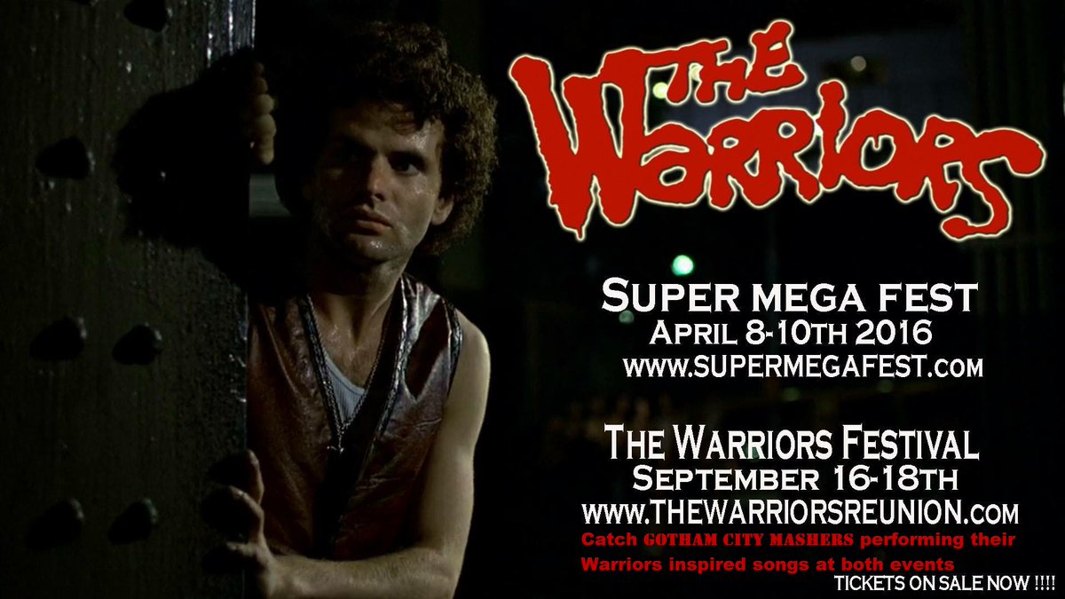 gcmashers's tweet photo. Two weeks away until The Warriors and @gcmashers hit @megafestcon https://t.co/3cI6trXFhG