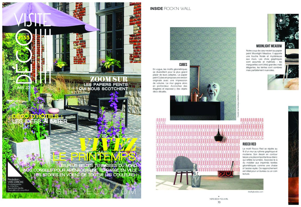 kirathghundoo's tweet photo. Thankyou @VisiteDeco for this lovely press feature #press #design #roccored #interiors #wallpaper https://t.co/QiztwuRYmf