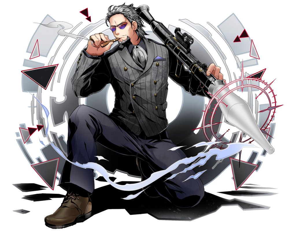 Scythe_Wave's tweet photo. Old man I'm so happy to have you in my team <3 #divinegate #palamedes #logan #knightofround #strongman https://t.co/j4PmDBxiEd