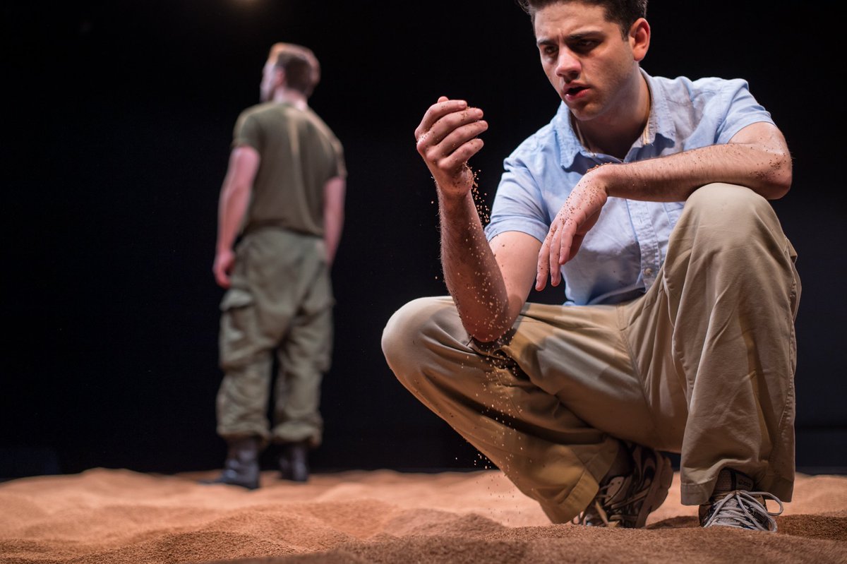 FLIP_PUBLICITY's tweet photo. "Complex &amp; Riveting" Just 4 performances left of A LINE IN THE SAND https://t.co/fbqCunzCH3 @FactoryToronto https://t.co/Ckv3ApwWB9
