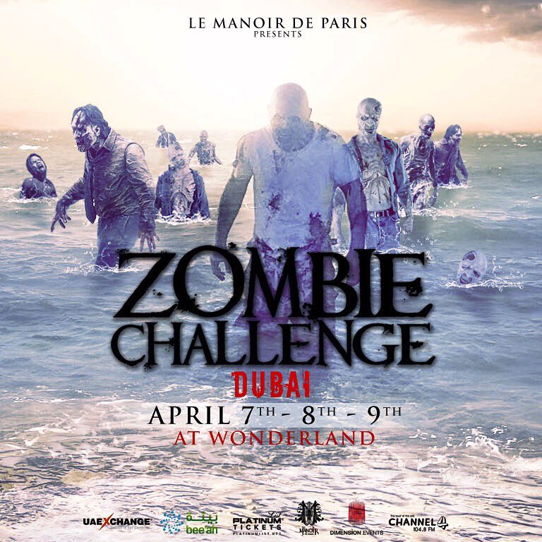 DubaiZombie's tweet photo. TICKETS ON SALE SOON!

Will you survive? 

The Zombie Challenge is coming to Dubai April 7th, 8th and 9th! https://t.co/2jpMfvvO7A