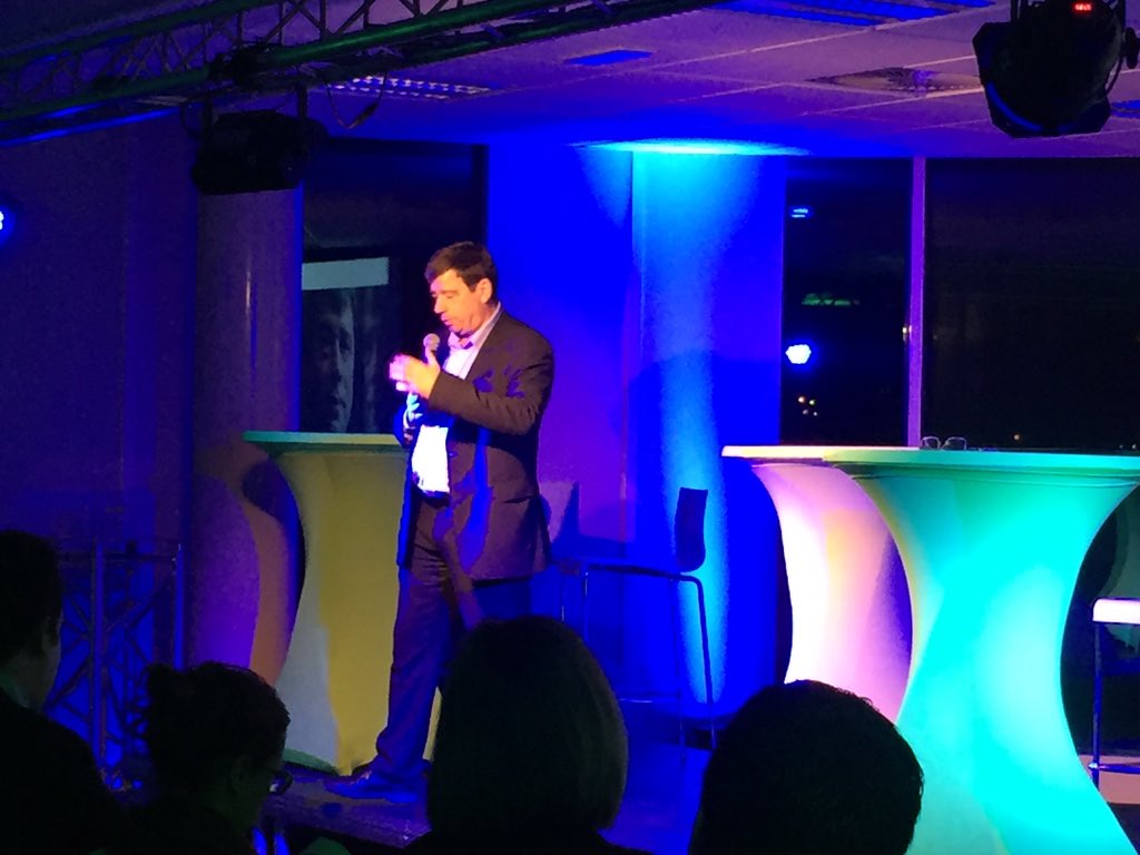 now speaking: Peter Leyman, was personeelsdirecteur &amp; dan gedelegeerd bestuurder  #VolvoCarsGent, nu CEO #Ryhove