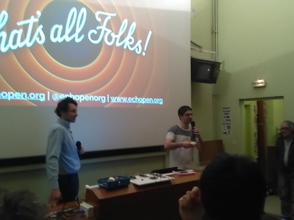 echopenorg's tweet image. Les fantomes d' @echopenorg: des g... Pardon des saucisses de morteau au tapioca. #firstecho #echopen