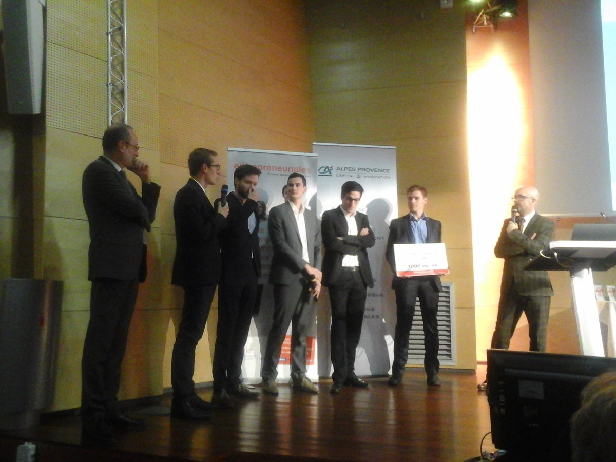 FPe98's tweet photo. Bravo KIMI @CentraleMars   @IAEAIX  Grand Prix du jury @LesEntrep13 https://t.co/FnTvLKjclK