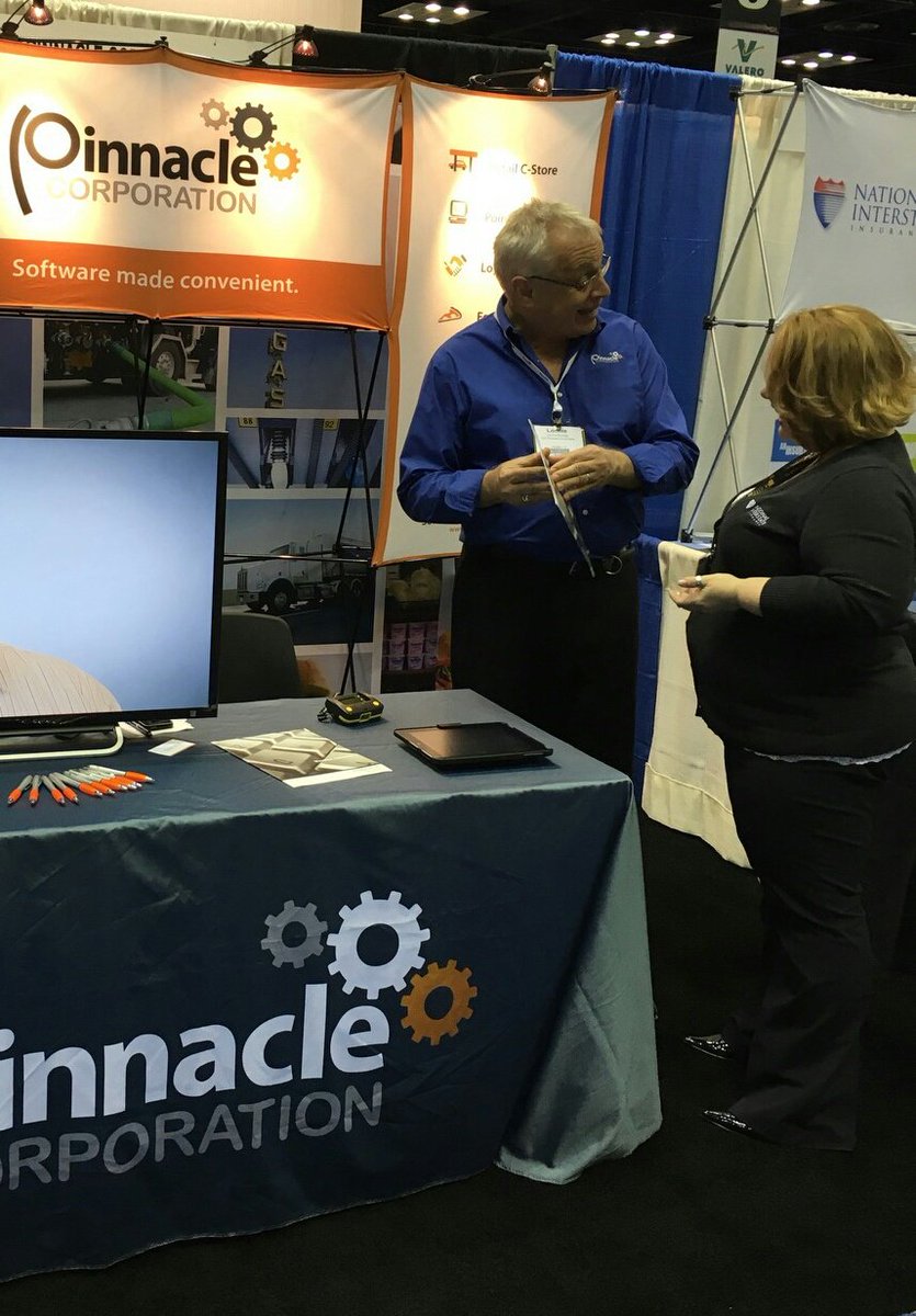 PinnCorp's tweet photo. Come by booth #109 at #MPACT2016 to chat with Lonnie and Jerome about the Pinnacle Solution. https://t.co/ExhtXEjYym