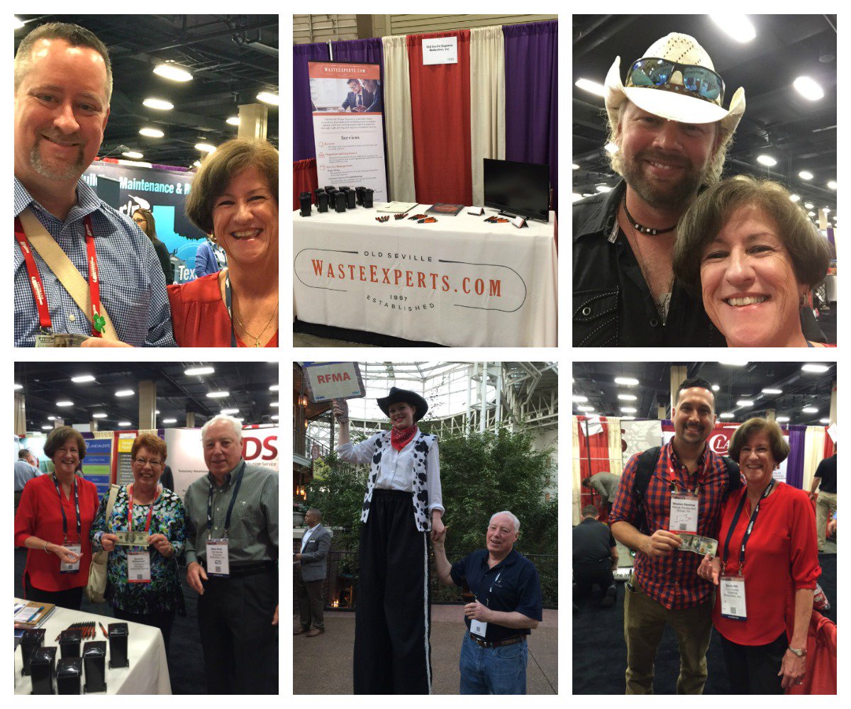 WasteExperts's tweet photo. Thanks to everyone that visited our CFO and VP @RFMA Conference and congrats to the $100 winners! #RFMA2016 https://t.co/a2YxDINEEE