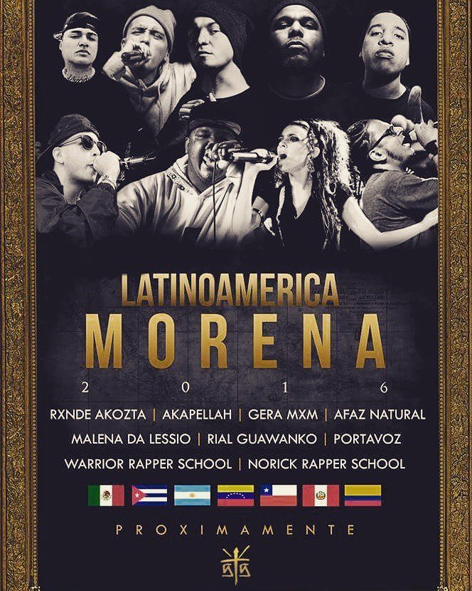 Zafrapro's tweet photo. Portavoz en este gran proyecto titulado #LatinoamericaMorena @Santa Suerte en la producciòn ejecutiva. https://t.co/7iLX6AvHsC