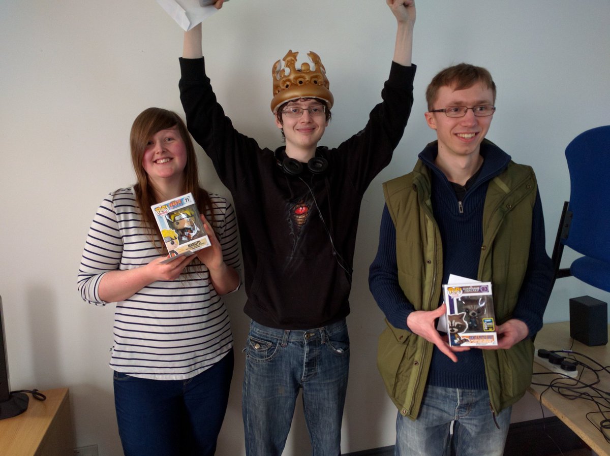 RGUGaming's tweet photo. This year's omegathon winners! #rgu #rgugaming #hailkingchris https://t.co/U8drYbralJ