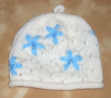AlsCraftyCorner's tweet photo. Blue flower knit hat, hand knitted babies hats, Handmade woo… https://t.co/V8gKpuOvCa #AlsCraftyCorner #AdorableCute https://t.co/gkCDngrB2y