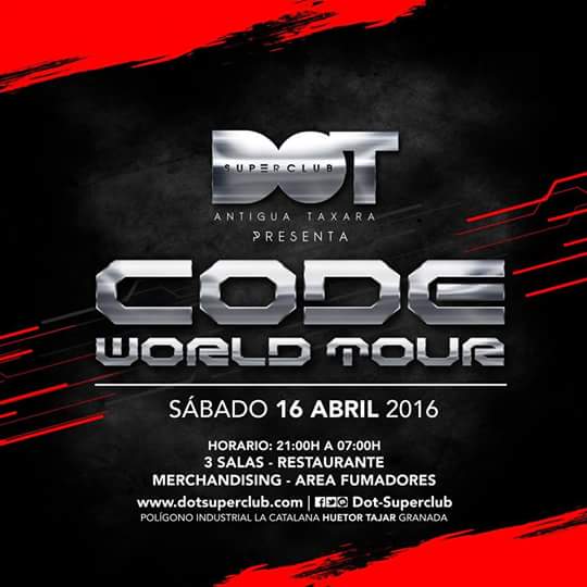 vendettagroup's tweet photo. #codeworldtour
Entradas aquí 605971353 https://t.co/WPzdcNVTDo