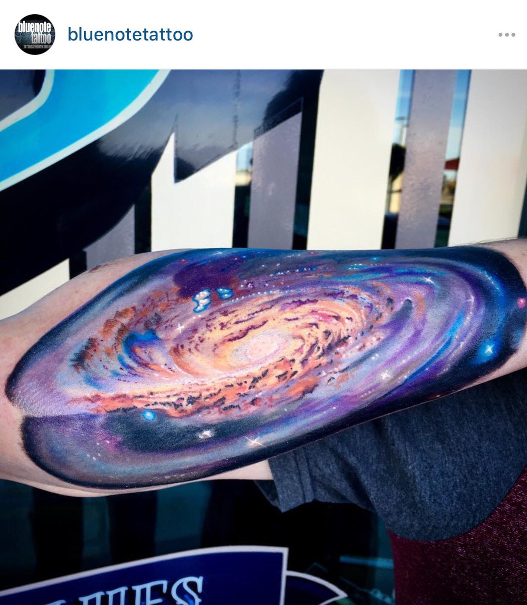 BluenoteTattoo's tweet photo. Galaxy tattoo by Krystof #galaxy #tattoos #LasVegas https://t.co/jLwnfwgIgw