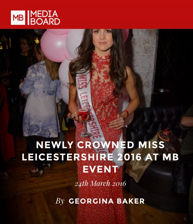 MediaBoardInt's tweet photo. Latest Blog: MISS LEICESTERSHIRE at MB Event 

https://t.co/hWPxdDh29d

Written by @geezworld234 at https://t.co/9Tp1KCQj8z