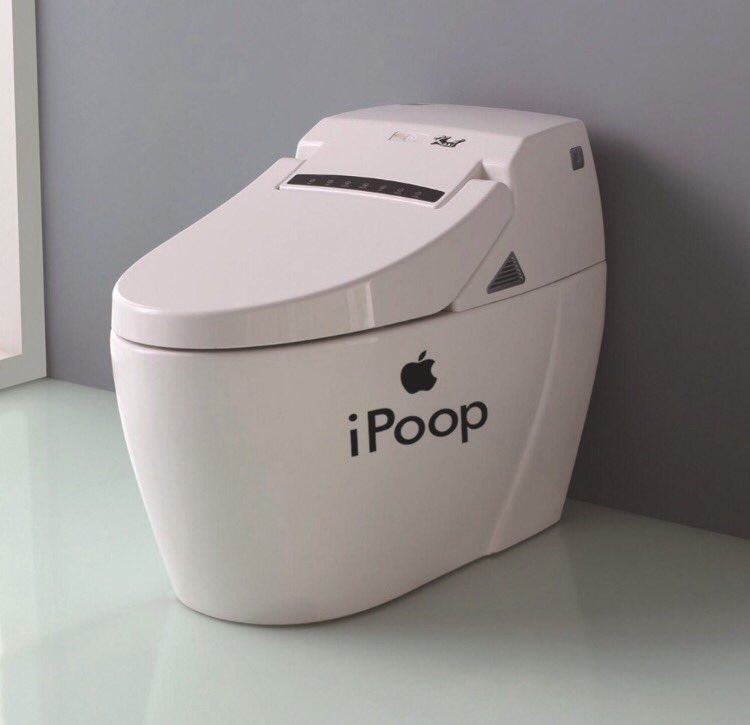 TurdTweetin's tweet image. Big time shoutout to @Apple for getting into the toilet game in a big way with the new #iPoop