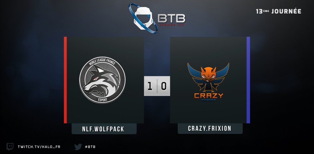 Halo.fr Esport (@halofr_esport) on Twitter photo #BTB 1:0 en faveur de <a href="/NLFeSport/">Noble League France</a>, la prochaine manche est Ă suivre ici :
>> twitch.tv/halo_fr #BTB 1:0 en faveur de <a href="/NLFeSport/">Noble League France</a>, la prochaine manche est Ă suivre ici :
>> twitch.tv/halo_fr