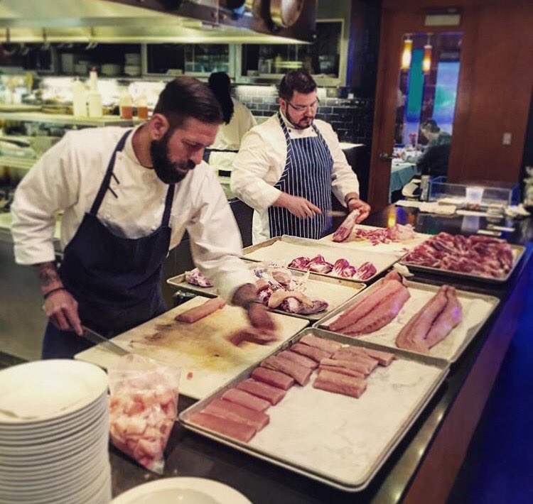 InterimMemphis's tweet photo. In case you haven't heard, we are excited to have Chef David &amp; Chef Chris back in our kitchen. Welcome home, guys! https://t.co/zQeRRPOEUq