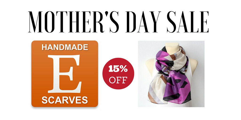 HOTonETSY's tweet photo. Use coupon code MOM15 to get 15%OFF https://t.co/I1Wzaqu9if #uksopro #sale #scarves bizshoutz #craftbuzz https://t.co/AwNgA0baPz