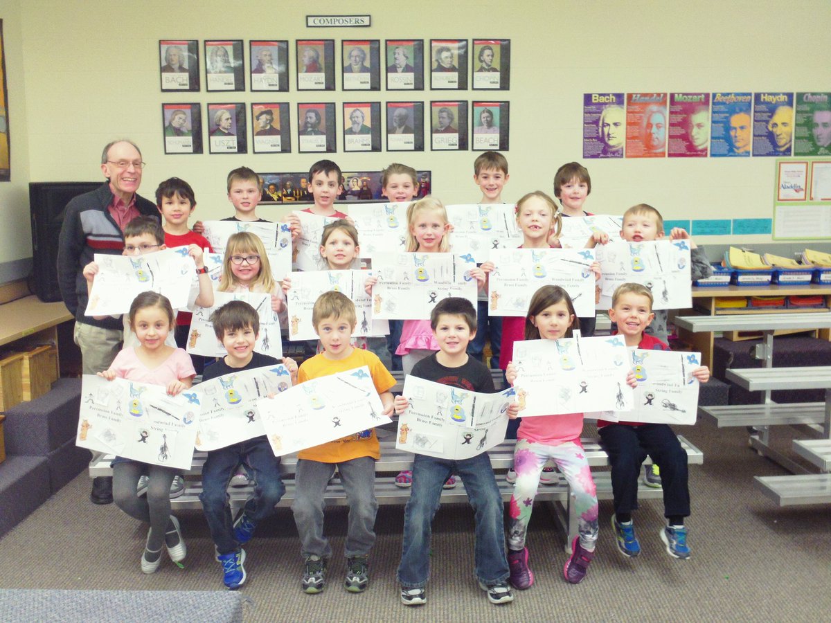 stevebell640's tweet photo. Using the story of Peter &amp; the Wolf K students learn about the instrument families in music classes @TerraceRidgeSch https://t.co/f5rdZsbgjY