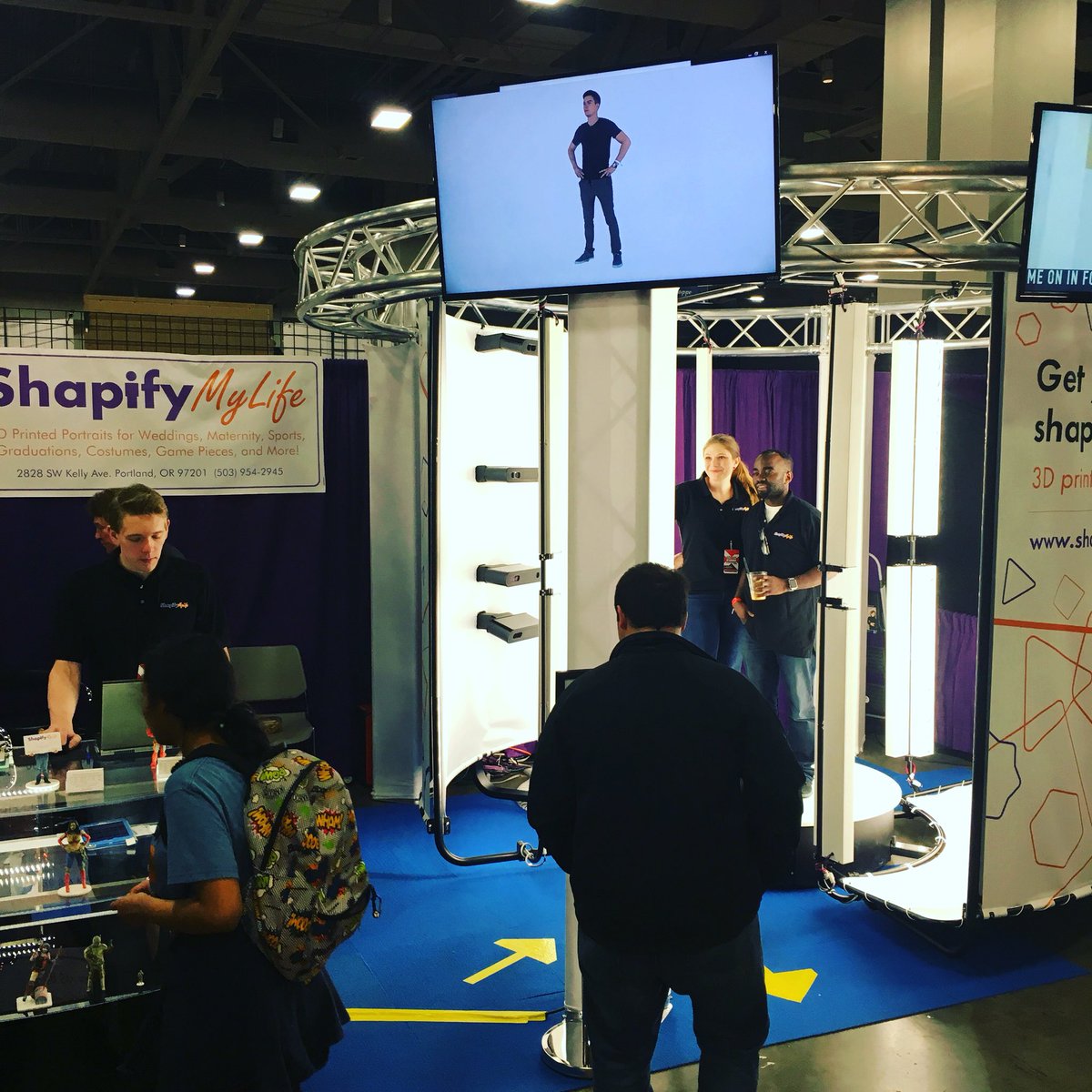 ShapifyMyLife's tweet photo. SLCC is NOW. Come check us out and get a free body scan!
#slc #slcc #shapify #shapifymylife #3d #cosplay #comiccon https://t.co/3SsMflyVfU