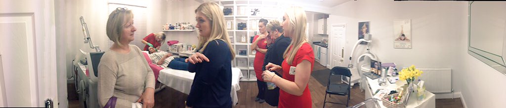 TerinaDenny's tweet photo. @EatonRuth thank you so much for a lovely open evening #TeoxaneSkincareLaunch #Teosyal #TeosyalPen #RHA3 https://t.co/qo1T4jIgHi