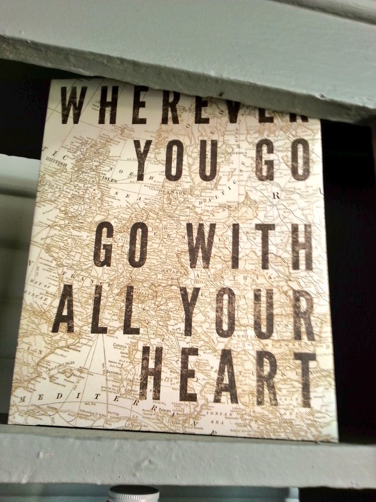 morrowchris's tweet photo. Wherever you go - go with all your heart ♥ https://t.co/w0XFzJOrDe