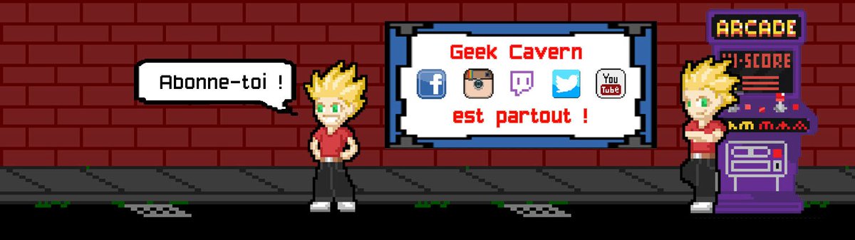 GeekCavern's tweet photo. @GeekCavern vous présente son nouveau visuel, avec notre personnage ! #GeekCavern #Happy #NewChallenge #SwissGaming https://t.co/KPh1IiigjP