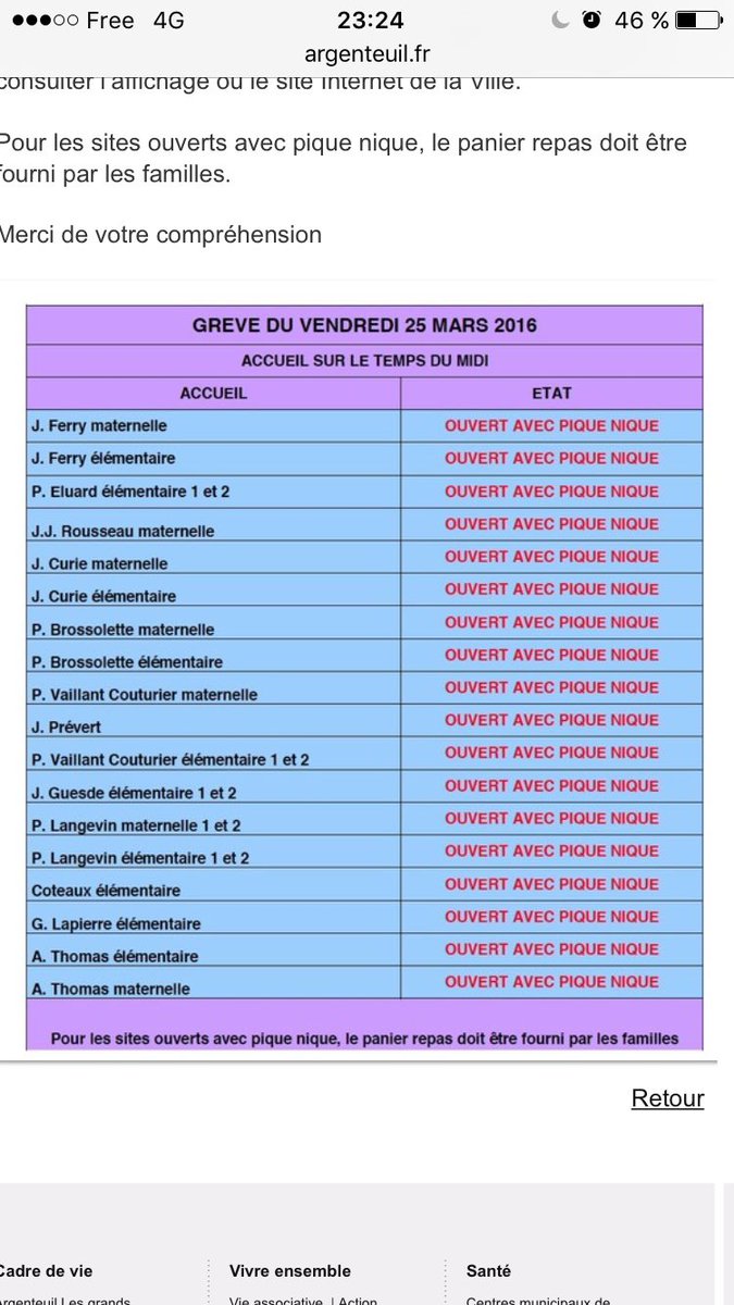 #Argenteuil sinon faudra penser à réouvrir la cantine... :( pour nos enfants!