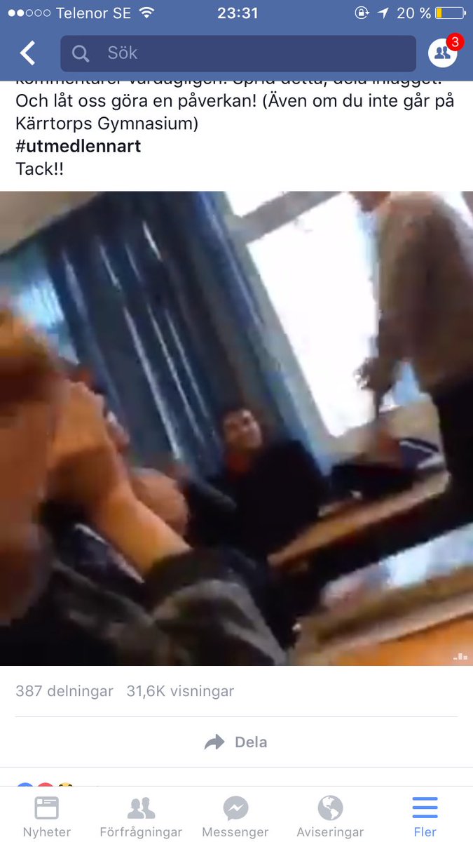 nadsrehn's tweet image. SPRID!!!! Helt oacceptabelt. facebook.com/Barsenet/posts…