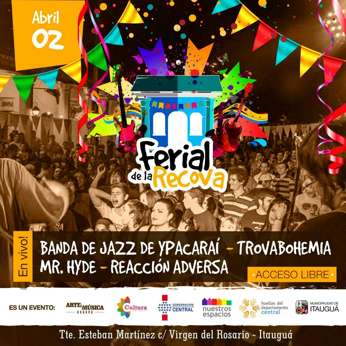 Te esperamos este 2 de Abril frente al Col. Nac. Dr. Pedro P. Peña a partir de las 20:00hs. No te lo podés perder!