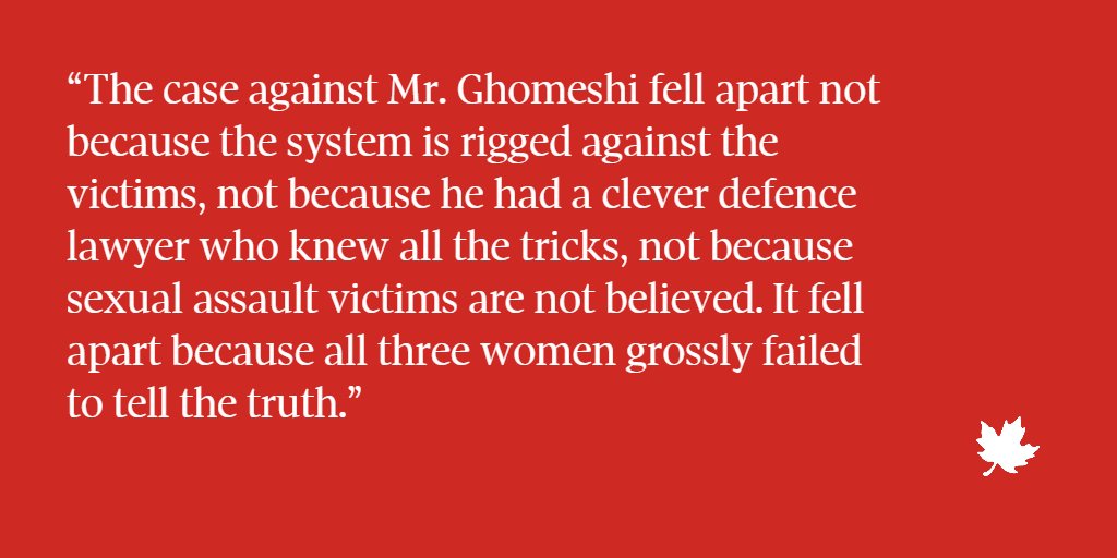 Margaret Wente: The Ghomeshi verdict is a good day for justice trib.al/2kzSHuv <a href="/GlobeDebate/">Globe Opinion</a>
