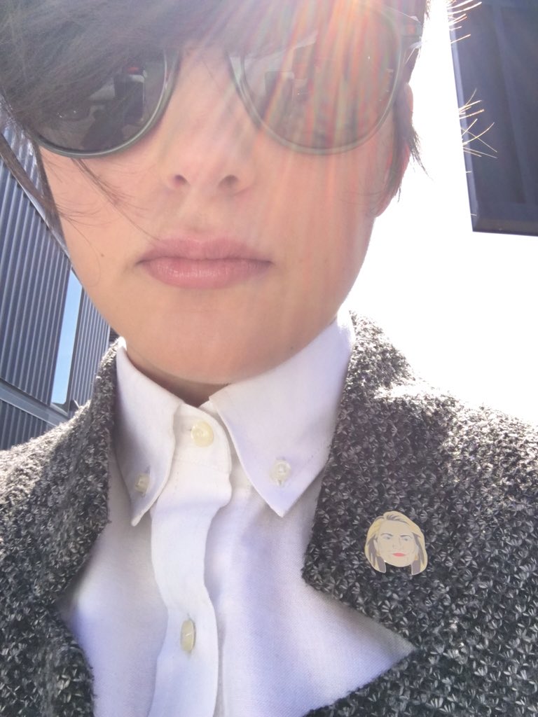 jtaboner's tweet photo. #ImWithHer #pin4thewin https://t.co/xlKzOijW7a