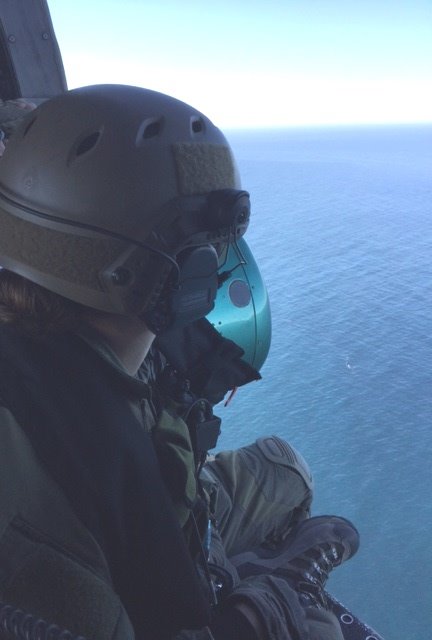 SEBLASD's tweet image. #LASD Air Rescue 5 hoist rescue operation on the coastline of #San Clemente Island. All risk regional public safety.