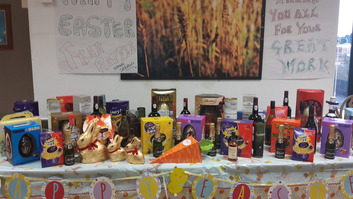 Good luck tomorrow everyone in Tesco Ferndown . Free Easter raffle.