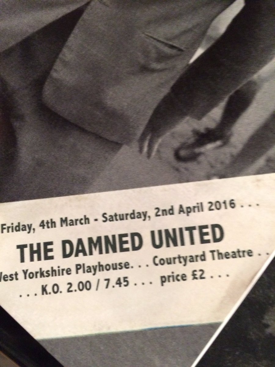 KeeleyTottie's tweet photo. WY#playhouse#damnedunited#🙌🏼#2016 https://t.co/1TneKtXPWA