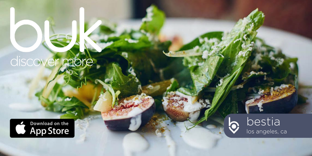 buk_app's tweet photo. Want to try the best? Get all the info on @bestiaDTLA with buk: https://t.co/LmlbE6hrcX #eatbetter #essentialeats https://t.co/cEUFwBR0mm
